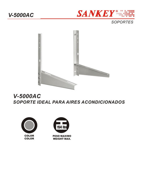 AIR CONDITIONER BRACKET SANKEY V-5000 AC