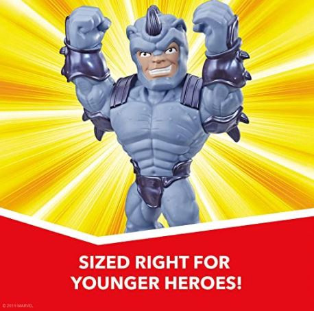 Toy Playskool  Marvel Super Hero Adventures Web Warriors 3 Pack, Spider-Man, Kid Arachnid, Rhino, 10"