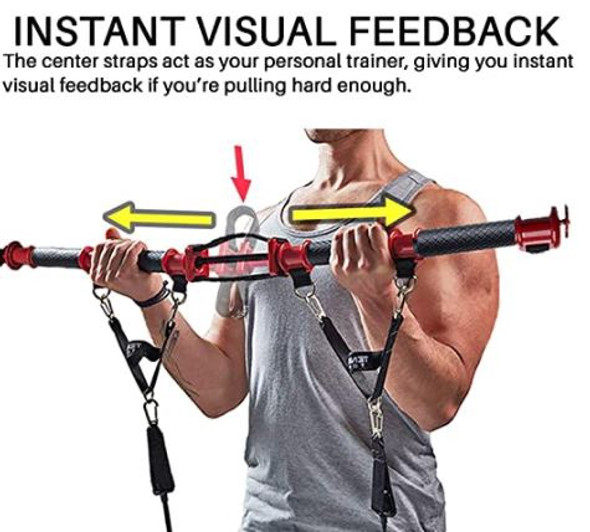 Tension Toner Full Body Resistance Bar Portable Workout Equipment