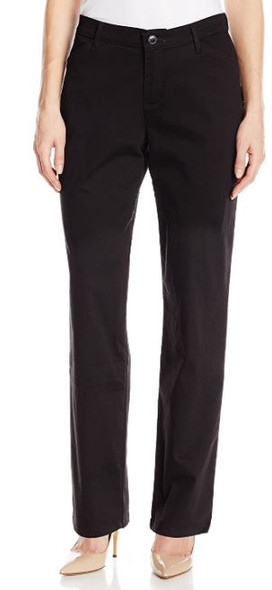 Pants Women Lee Straight leg Black Medium