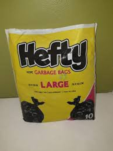 BAGS GARBAGE 10PCS LG HEFTY