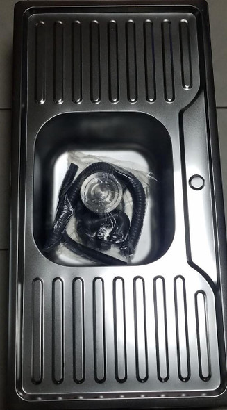 SINK S/BOWL D/DRAIN 39.5" X 20" X 8" W/WASTE NSC-2087