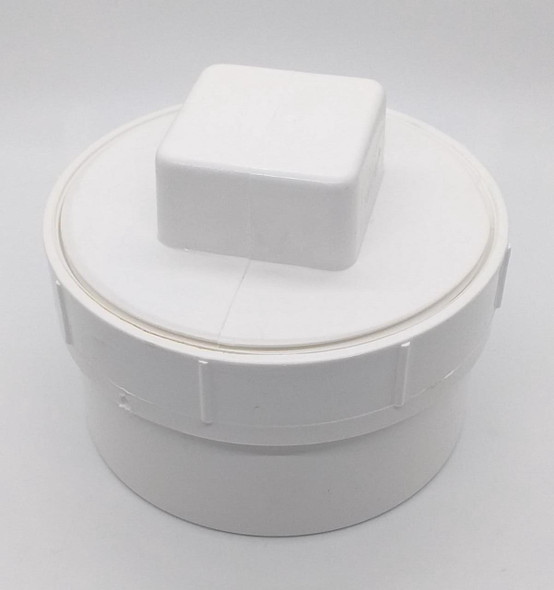 PVC CLEANOUT 4" PLUG & ADAPTER