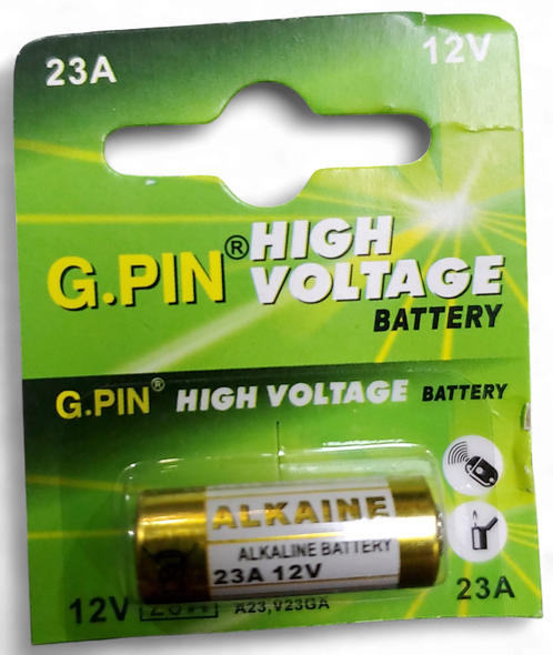 BATTERY G.PIN 12V 23A ALKAINE HIGH VOLTAGE