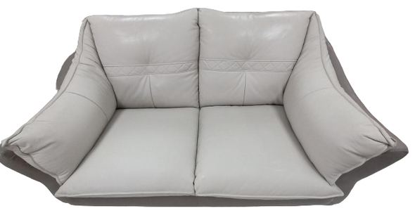 SOFA SET 2-2-1 TWO TONE LEATHER FJ86
