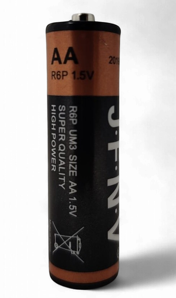 BATTERY J F N V AA GOLD AND BLACK SOLD EACH