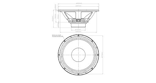SPEAKER 18SOUND 15" 15NMB1000