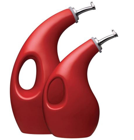Oil Dispenser Bottle Set Rachael Ray  24oz & 13oz Ceramic
