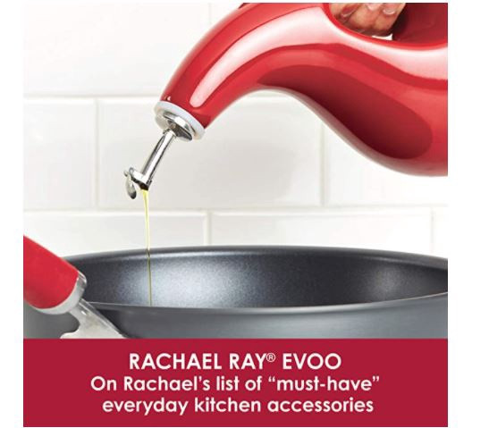 Oil Dispenser Bottle Set Rachael Ray  24oz & 13oz Ceramic
