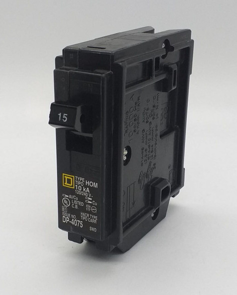 BREAKER 15AMPS S/POLE SQUARE D BREAKER 15AMPS S/POLE SQUARE D