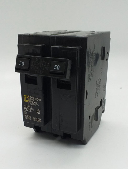 BREAKER 50AMPS D/POLE SQUARE D