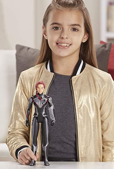 Toy Avengers Marvel Endgame Black Widow 12" Action Figure with Titan Hero Power Fx Port