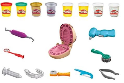 Toy Play-Doh Drill 'n Fill Dentist with Cavity and Metallic Colored Modeling Compound