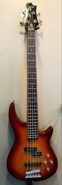 GUITAR JEAN PAUL JPE85-YB BASS 5 STRING YELLOW BURST