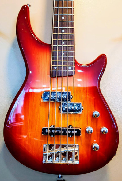 GUITAR JEAN PAUL JPE85-YB BASS 5 STRING YELLOW BURST