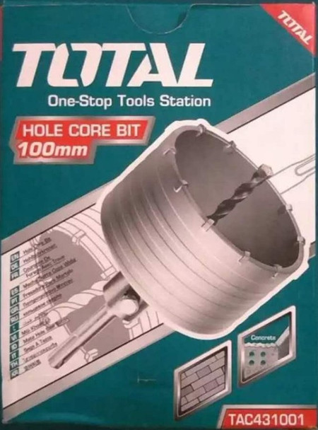 SAW HOLE CUTTER 100MM TOTAL TAC431001 BIT