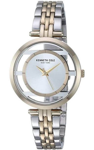 Watch Women Kenneth Cole New York Transparency Japanese-Quartz Stainless-Steel Strap, Two Tone KC50922002