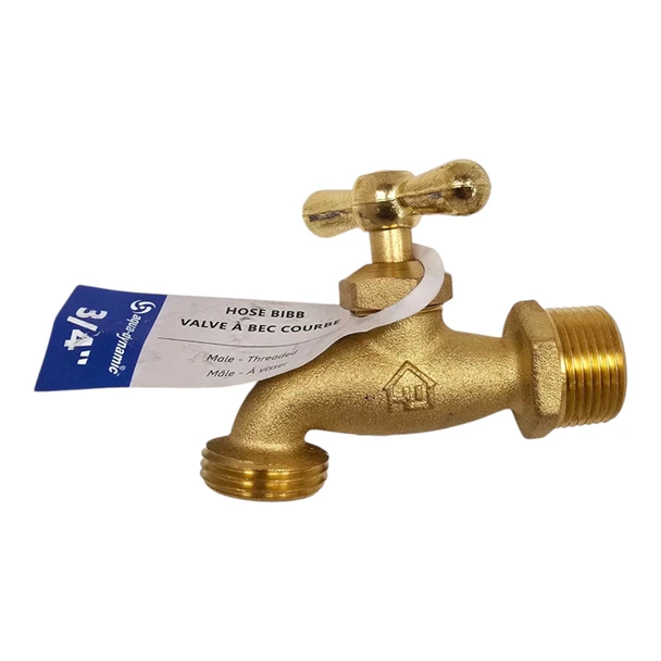 BIB CORK 3/4" BRASS AQUA DYNAMIC #1103-004