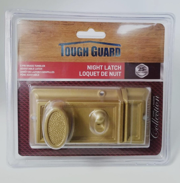 LOCK NIGHT LATCH GOLD TOUGH GUARD TOOLWAY