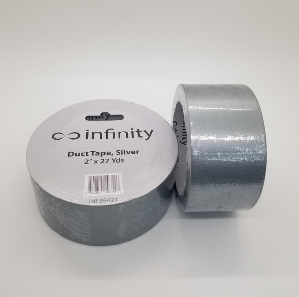 TAPE DUCT INFINITY SILVER 2" X 27 YDS INF39421