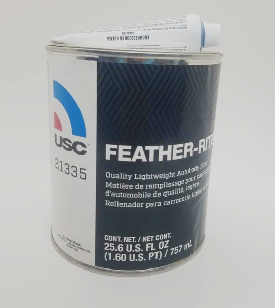 FILLER FEATHER RITE DRY 2PT W/HARDENER USC