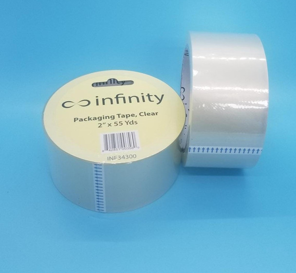TAPE 2" CLEAR INFINITY 55YDS INF34300