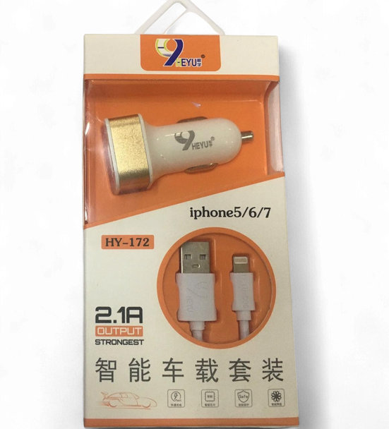 CHARGER USB ADAPTOR HEYU HY-172 2.1A IPHONE