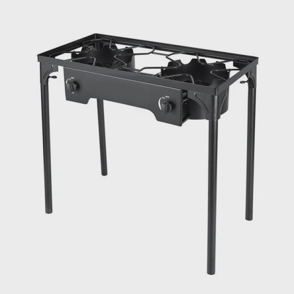 STOVE 2 BURNER LOTUS EX02 CAST IRON OUTDOOR