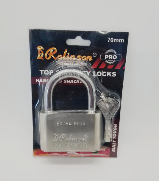 PADLOCK 70MM ROLINSON SHORT SHACKLE