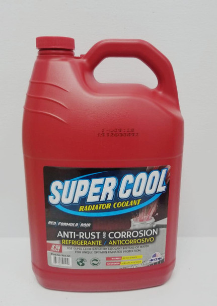 COOLANT RADIATOR SUPERCOOL  RED 1 GAL 904-SC