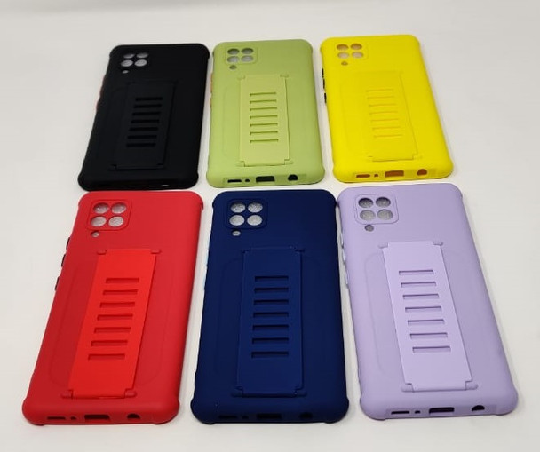 PHONE CASE FOR SAMSUNG A42 5G SILICONE WITH HAND STRAP