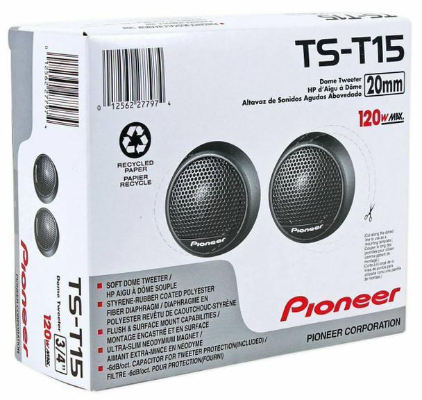 TWEETER CAR PIONEER TST15 0.75" 120W