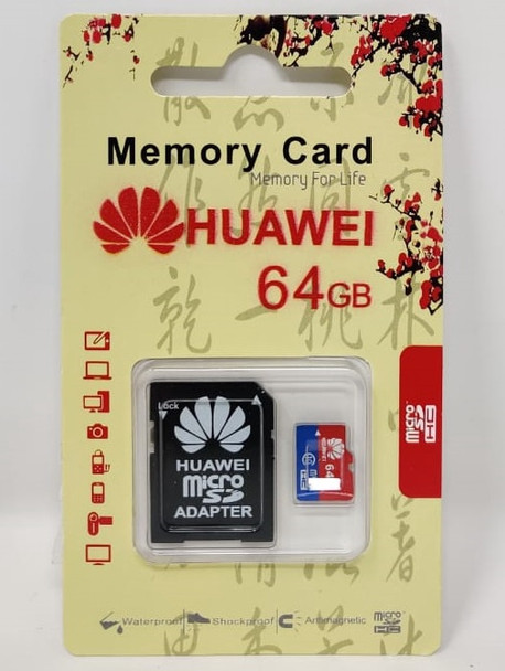 COMPUTER SD MICRO CARD 64GB WITH 1ADPTOR HUAWEI