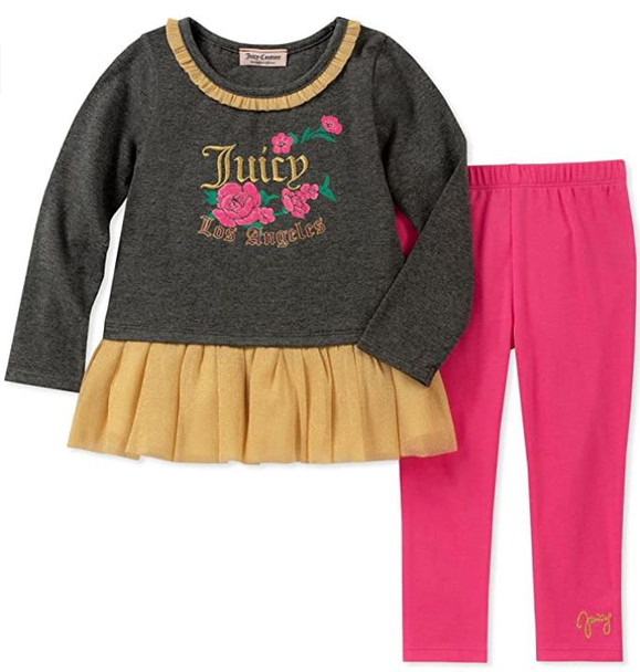 Kids 2pc set Juicy Couture long sleeve