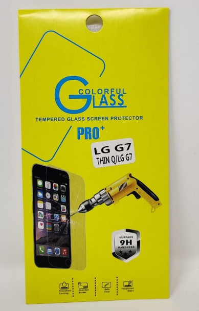 PHONE SCREEN PROTECTOR FOR LG G7 TEMPERED GLASS PRO+ COLORFUL GLASS