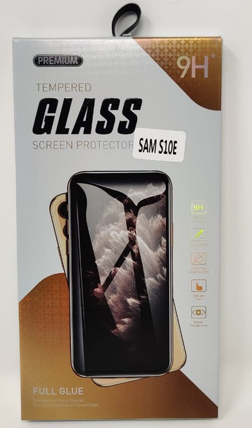 PHONE SCREEN PROTECTOR FOR SAMSUNG S10E 9H PREMIUM TEMPERED GLASS