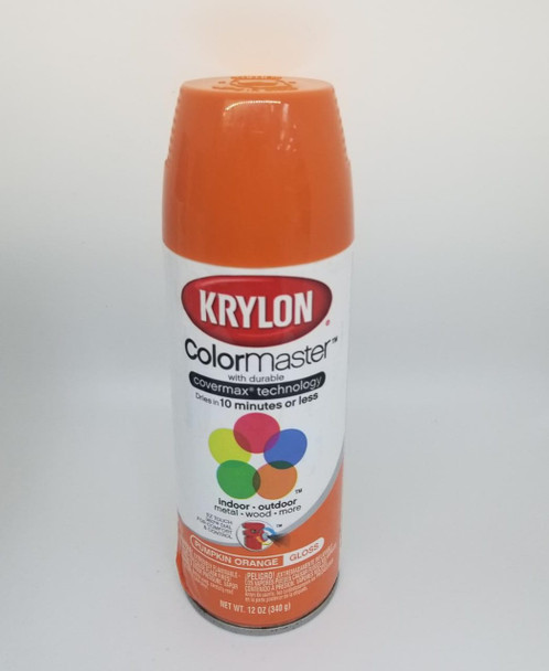 KRYLON COLORMASTER GLOSS PUMPKIN ORANGE 52411 12OZ