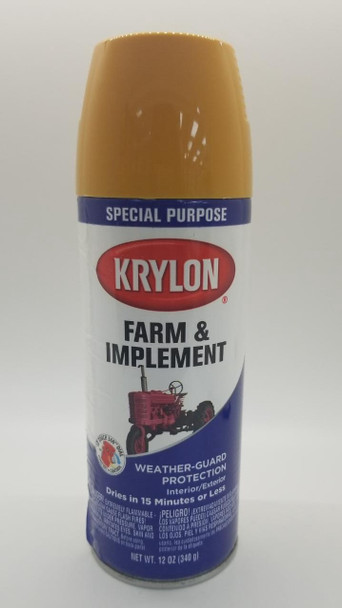 KRYLON FARM WEATHER GUARD OLD EQUIPMENT YELLOW 1819 12OZ