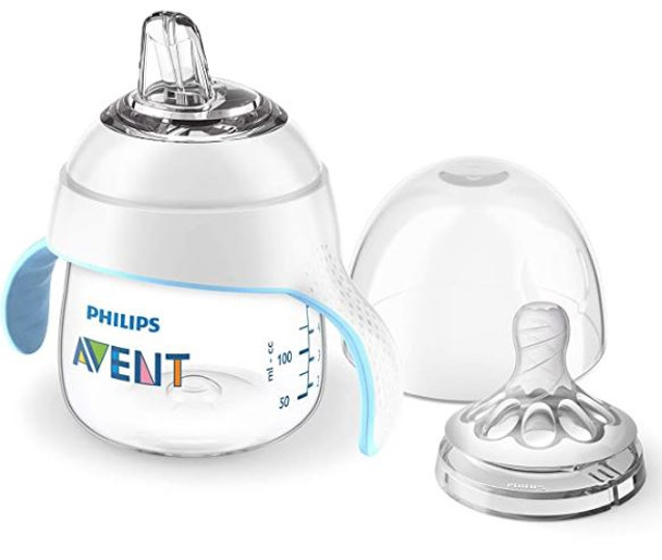 Baby Philips Avent Natural Trainer Sippy Cup with Fast Flow Nipple and Soft Spout