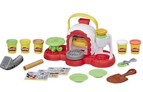 Toy Play-Doh Stamp 'N Top Pizza Oven  5 Non-Toxic Colors