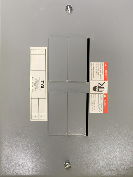 BREAKER PANEL 4 X 8 TYE 125AMPS SURFACE TYPE