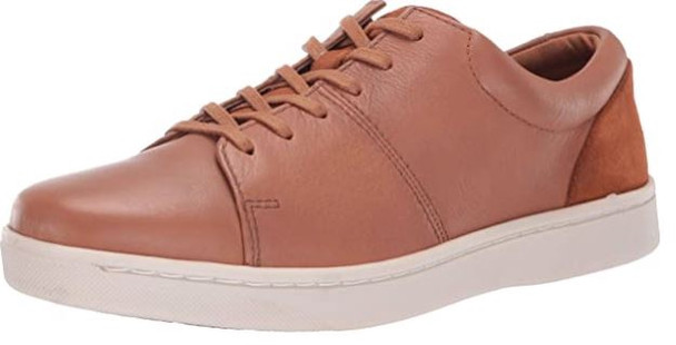 Footwear Clarks Men's Kitna Vibe Sneaker Tan Leather