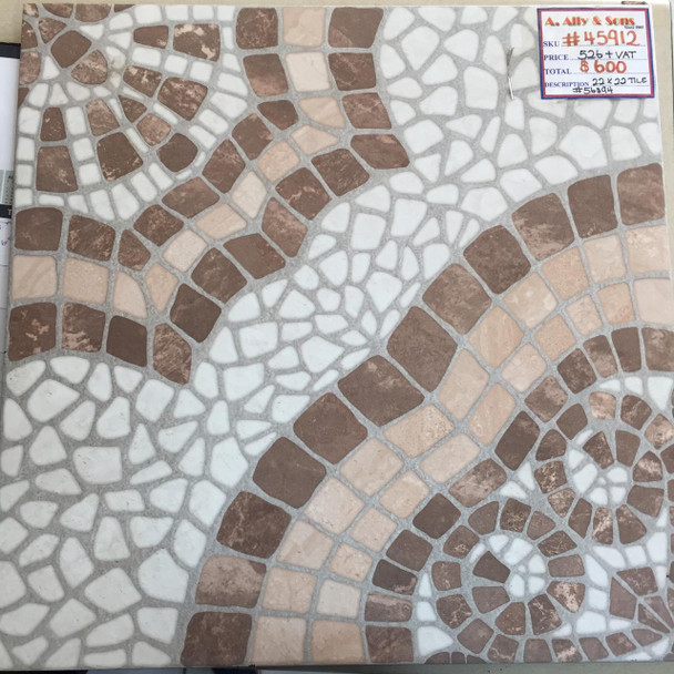 TILE CERAMIC 22X22 #56094