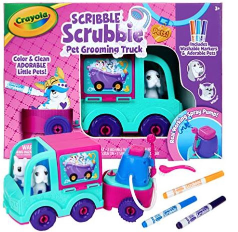 Toy Crayola Scribble Scrubbie Pets Grooming Truck