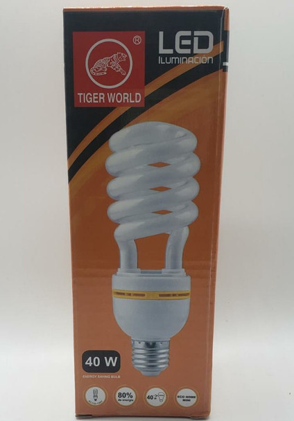 BULB ENERGY 40W TIGER WORLD 110-130V SPIRAL