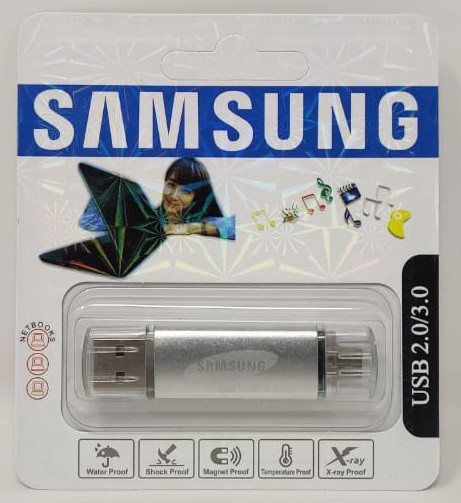 COMPUTER FLASH DRIVE 32GB ZEG USB 2.0/3.0 USB & MICRO USB PORTS