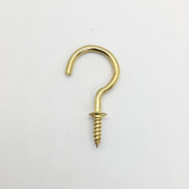 HOOK CUP 1 1/4" BRASS