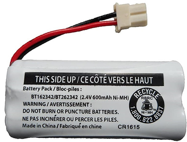 Battery Replacement BT162342 / BT262342 CR2122 2.4v 600mah NI-MH for Vtech Cordless Phones