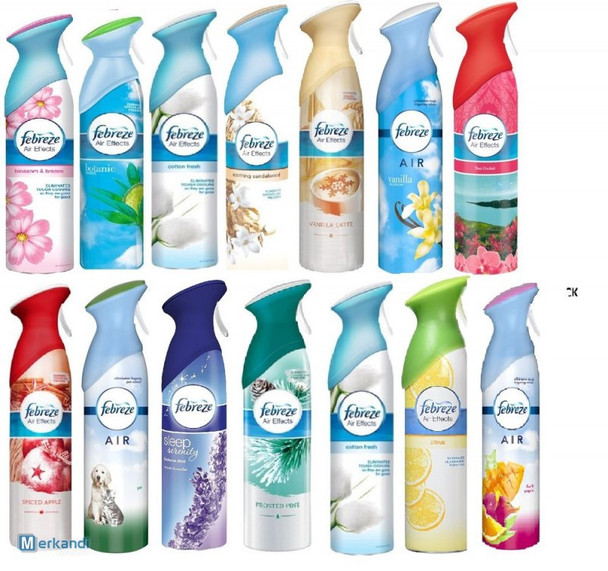 Febreze Spray Air Fresheners Air Mist Aerosol Eliminate Odors Spray 8.8oz 250g
