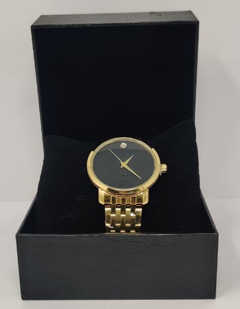 Watch Fashion Generic Men Gold With Metal Strap Fine